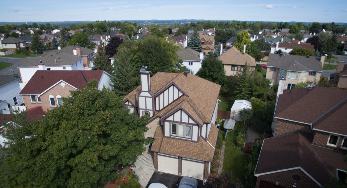 Finished - Roofing Aerial View